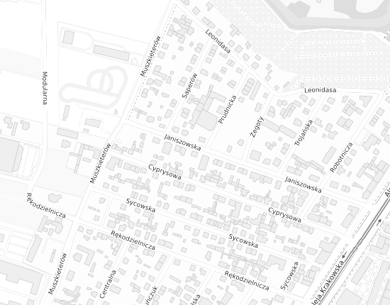 Mapa z adresem organizacji