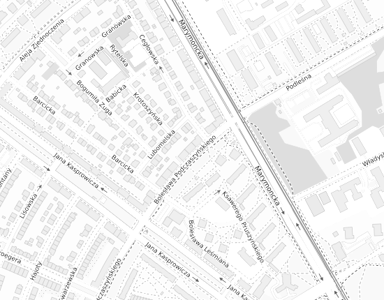 Mapa z adresem organizacji