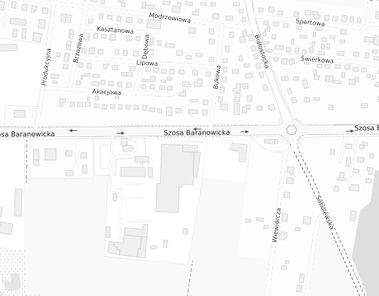 Mapa z adresem organizacji