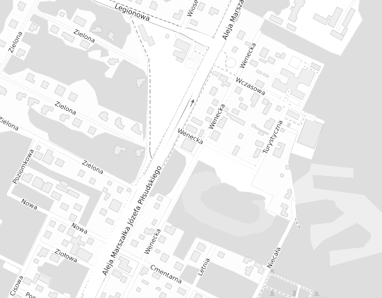 Mapa z adresem organizacji