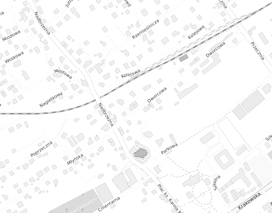 Mapa z adresem organizacji