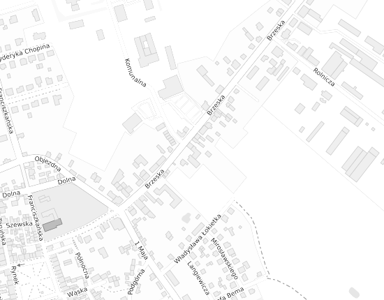 Mapa z adresem organizacji