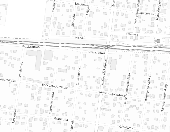 Mapa z adresem organizacji
