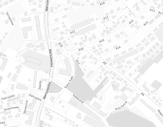 Mapa z adresem organizacji