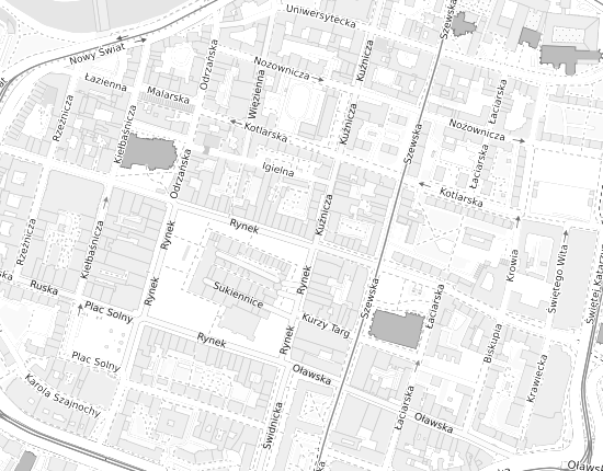 Mapa z adresem organizacji