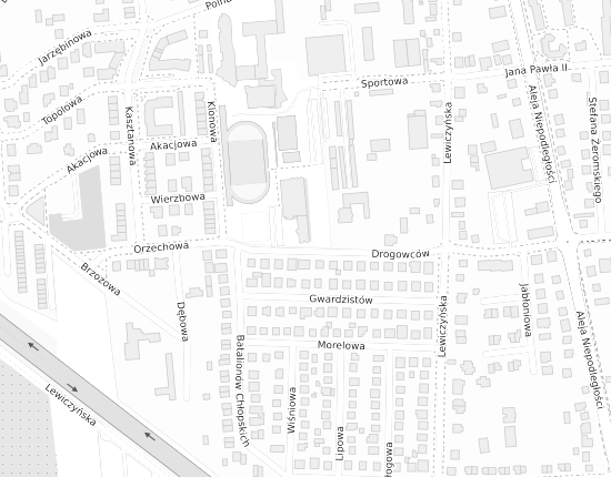 Mapa z adresem organizacji