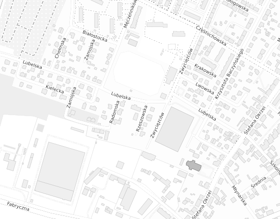 Mapa z adresem organizacji