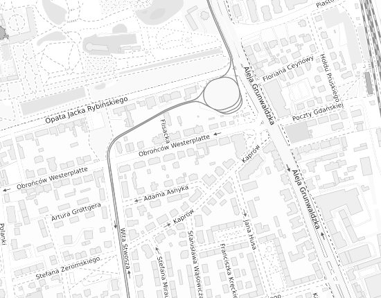 Mapa z adresem organizacji