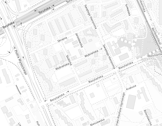 Mapa z adresem organizacji