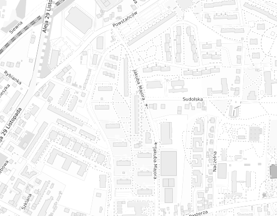 Mapa z adresem organizacji