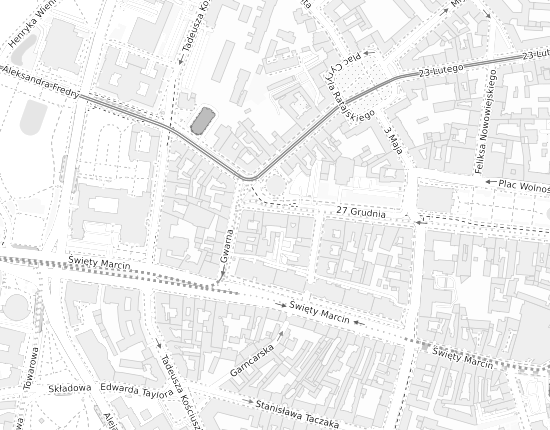 Mapa z adresem organizacji
