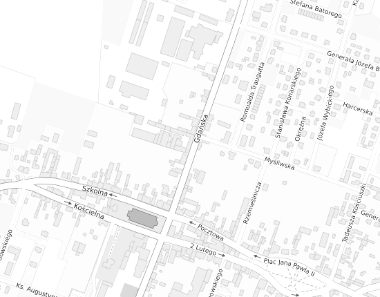 Mapa z adresem organizacji