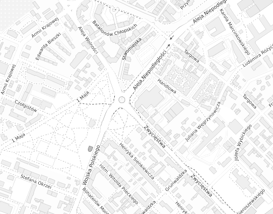 Mapa z adresem organizacji