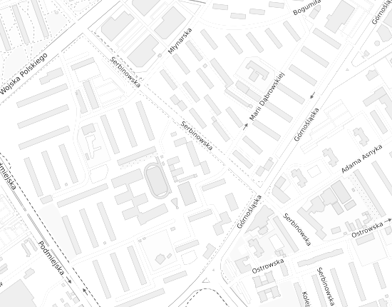 Mapa z adresem organizacji