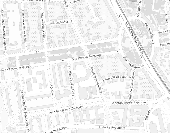 Mapa z adresem organizacji