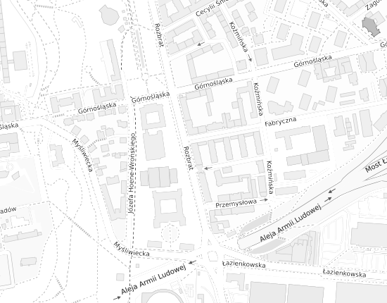 Mapa z adresem organizacji