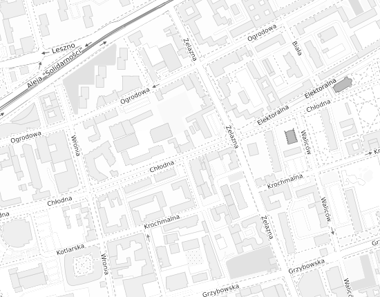 Mapa z adresem organizacji