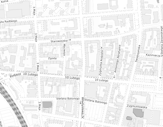 Mapa z adresem organizacji