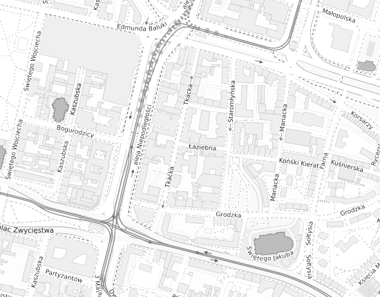 Mapa z adresem organizacji