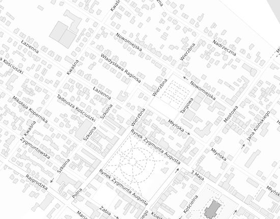 Mapa z adresem organizacji