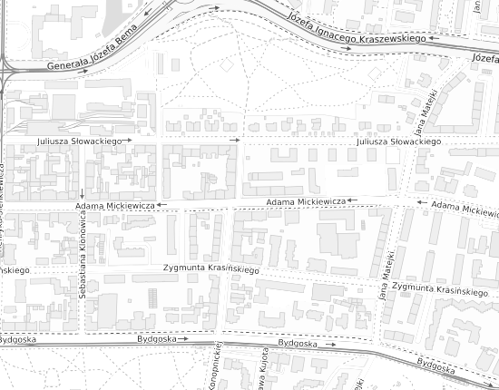 Mapa z adresem organizacji