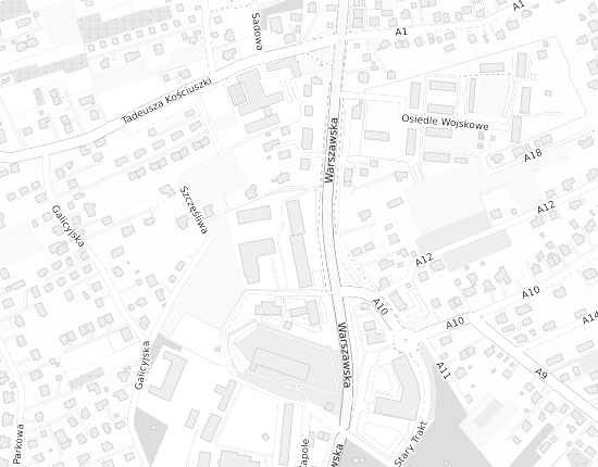 Mapa z adresem organizacji
