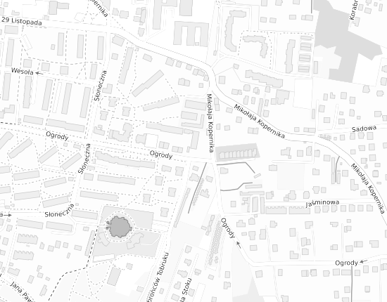 Mapa z adresem organizacji