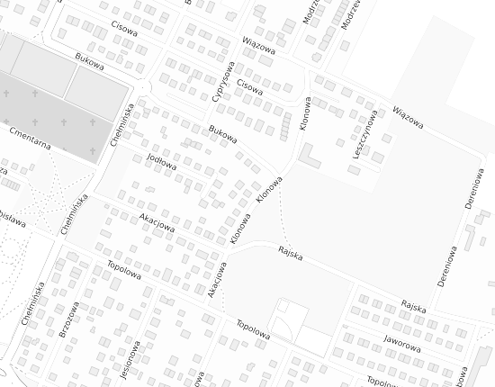 Mapa z adresem organizacji