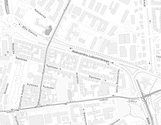Mapa z adresem organizacji