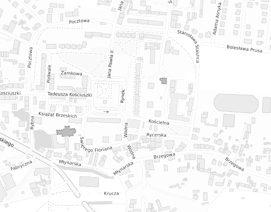 Mapa z adresem organizacji
