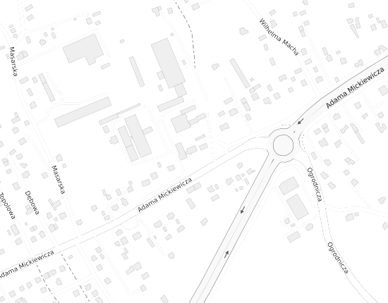 Mapa z adresem organizacji