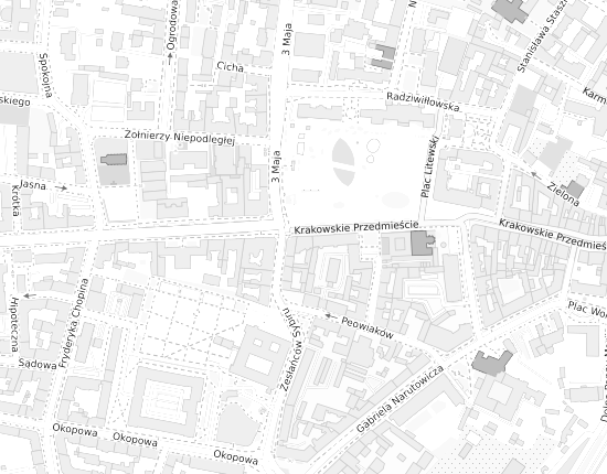 Mapa z adresem organizacji