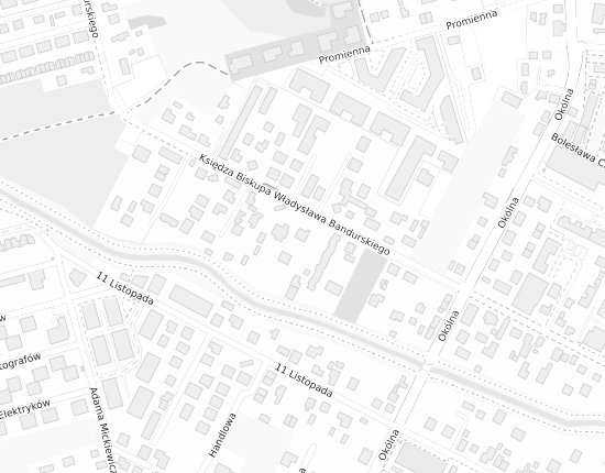 Mapa z adresem organizacji