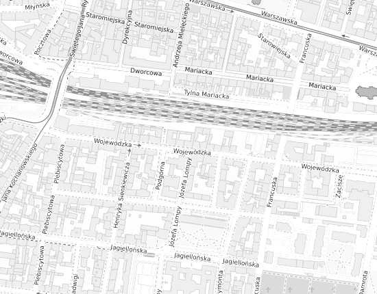 Mapa z adresem organizacji