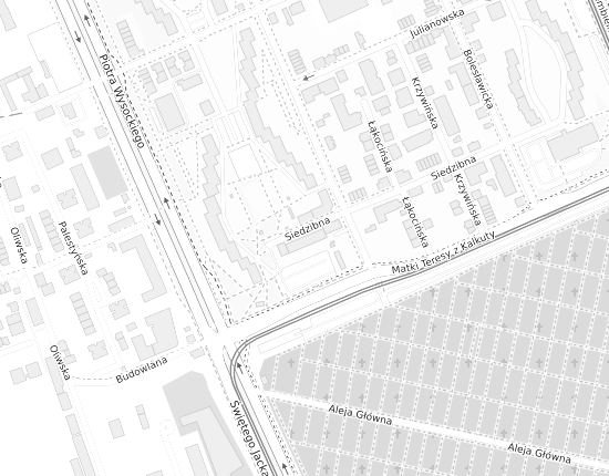 Mapa z adresem organizacji