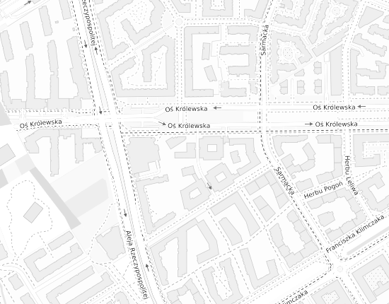 Mapa z adresem organizacji