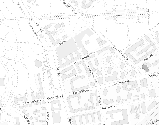 Mapa z adresem organizacji