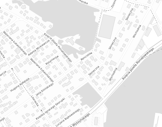 Mapa z adresem organizacji