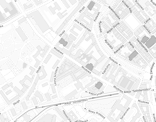 Mapa z adresem organizacji