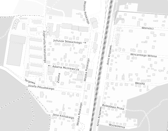 Mapa z adresem organizacji