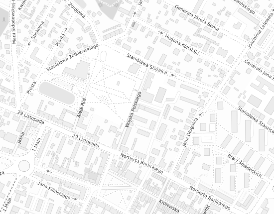 Mapa z adresem organizacji