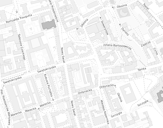 Mapa z adresem organizacji