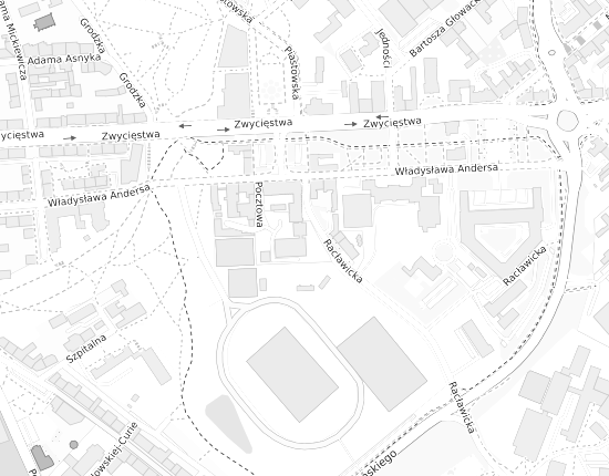 Mapa z adresem organizacji