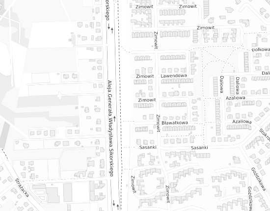 Mapa z adresem organizacji