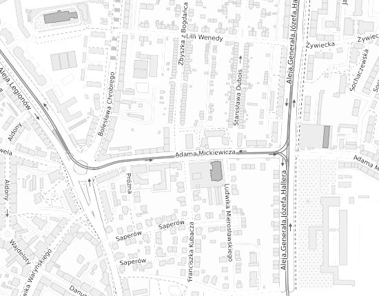 Mapa z adresem organizacji