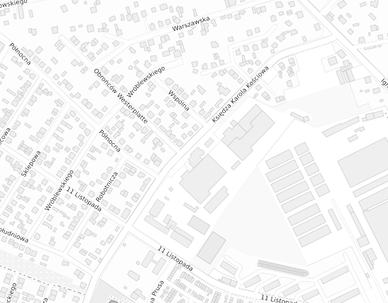 Mapa z adresem organizacji