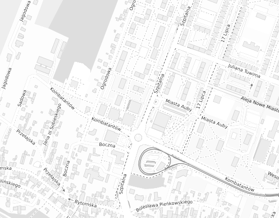 Mapa z adresem organizacji