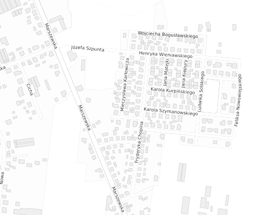 Mapa z adresem organizacji