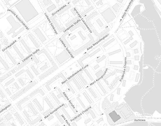 Mapa z adresem organizacji