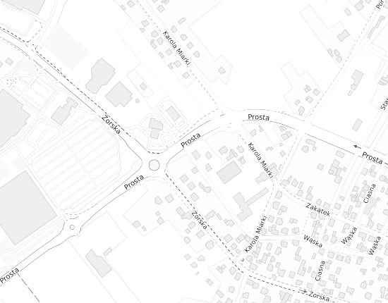 Mapa z adresem organizacji